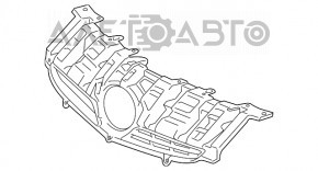 Грати радіатора grill Toyota Prius 30 10-12 дорест, дефект кріплення