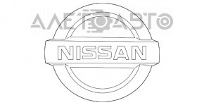 Двері багажника значок значок Nissan Murano z52 15- зламані направляйки
