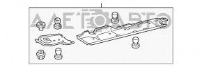 Обшивка порога правая Toyota Camry v50 12-14 usa тип 1, надрывы, потерта