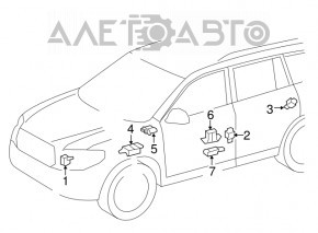 Occupant passenger Discriminating Sensor Toyota Camry v55 15-17 usa