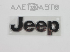 Эмблема капота Jeep Cherokee KL 14-18 черный глянец