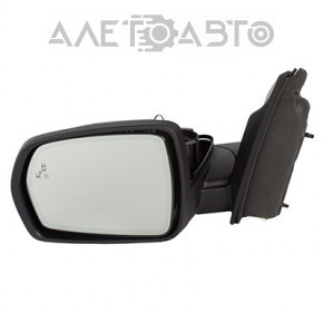 Зеркало боковое левое Ford Edge 15-18 11 пинов, BSM, затемнение, поворотник, подсветка, черн