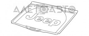 Багажник килим Jeep Renegade 15- чорний