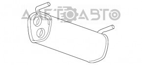 Глушитель задняя часть бочка Chevrolet Cruze 11-15 ржавый