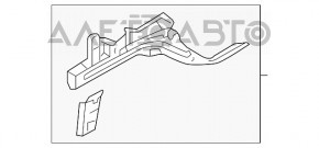 Четверть передняя правая Nissan Versa 12-19 usa графит
