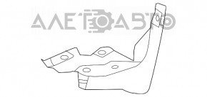 Накладка губы переднего бампера левая Nissan Versa Note 13-19