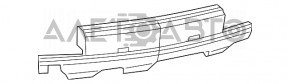 Абсорбер заднего бампера Dodge Journey 11-20 SXT, Crossroad, трещины
