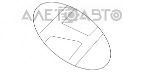 Эмблема решетки радиатора Hyundai Sonata 11-15