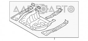 Корито багажника Hyundai Elantra AD 17-20червоне