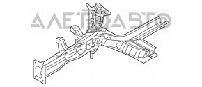 Чверть передня ліва Hyundai Elantra AD 17-20червона