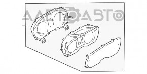 Щиток приладів Subaru Forester 14-18 SJ 2.5 МКПП 99к