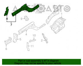 Чверть передня права Nissan Sentra 13-19 1.8 срібло