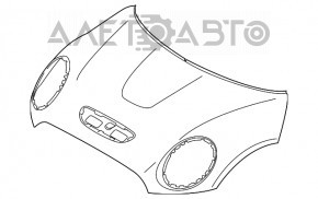 Капот голий Mini Cooper F56 3d 14-19 дорест новий OEM оригінал