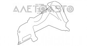Обшивка арки ліва Subaru Impreza 4d 17- GK надрив кріп