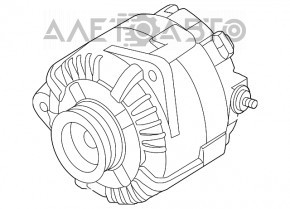 Генератор Nissan Altima 13-18 2.5 шумит подшипник, топляк