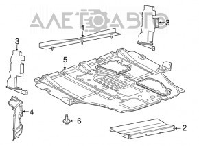 Защита арки боковая передняя правая Chrysler 200 15-17 3.6