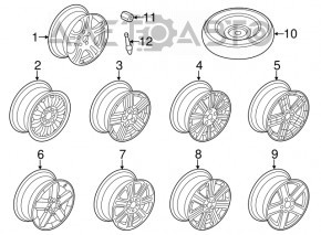 Комплект дисков R16 4шт Jeep Compass 11-16