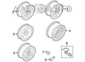 Запасное колесо докатка Ford Explorer 11-19 R18 165/70