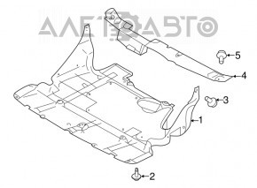 Захист двигуна Subaru Impreza 17- GK рве креп, прийнято