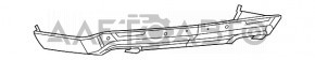 Губа заднього бампера Dodge Challenger 15-19 рест 3.6, структура, подряпини