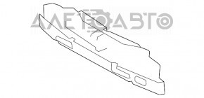Абсорбер переднего бампера Lexus RX400h 04-09 трещины