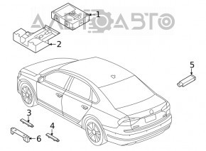 Keyless Entry Control Module VW Passat b8 16-19 USA