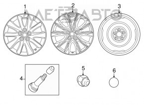 Запасне колесо (докатка) Mazda CX-5 13-16 FWD