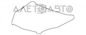 Капот голый Chevrolet Equinox 10-17 565Q черный,вмятины