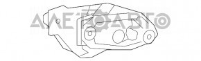 Кронштейн левой подушки двигателя Chevrolet Equinox 10-17 2.4 FWD