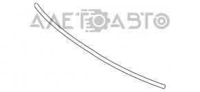 Молдинг крышки багажника Ford Flex 09-19 черн