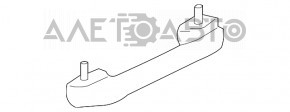 Ручка стелі передні праві Hyundai Elantra UD 11-16 сіра