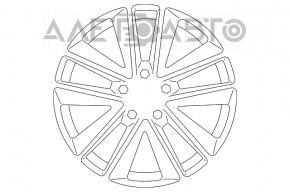 Диск колесный R17 Infiniti Q50 14- крашеные, легкая бордюрка