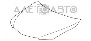 Капот голый Acura TLX 15-17 дорест