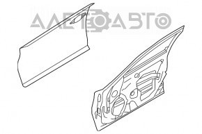 Дверь голая передняя правая Infiniti Q50 14- серебро K23, вмятины, тычки