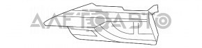 Обрамлення птф ліве Infiniti Q50 14-17 хром, пісок, тріщина у кріпленні