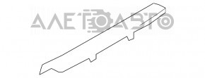 Накладка порога передняя правая Mazda 3 14-18 BM черн, царап