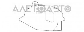 Кронштейн ПТФ лівий Ford Escape MK3 17-19 рест