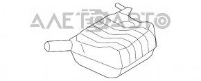 Глушитель задняя часть резонатор з бочкою Audi A4 B8 13-16 рест 2.0T прим'ята