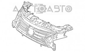 Решетка радиатора grill Lexus ES300h ES350 16-18 рест новый OEM оригинал
