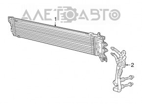 Радиатор охлаждения АКПП Fiat 500X 16-18