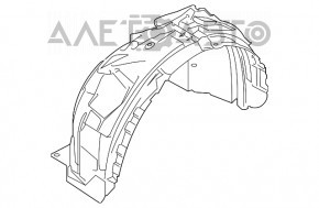 Подкрылок передний левый Ford Escape MK4 20-21