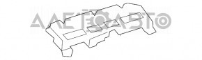 Панель управления подогревом и вентиляцией Lexus ES300h ES350 13-18 под шторку