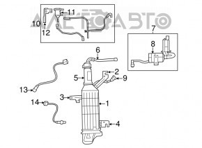 Клапан вентиляции топливного бака Jeep Compass 11-16 2.0 2.4