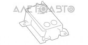 Блок управления режимами АКПП Lexus ES350 13-18 царапины