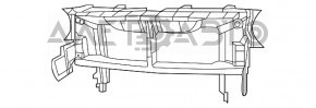 Дефлектор радиатора центр Dodge Challenger 15- 3.6