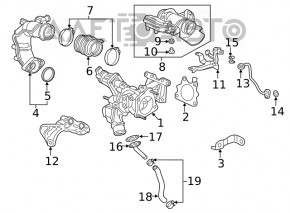 Турбіна Honda Accord 18-22 81к