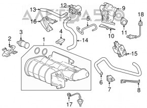 Клапан ЕГР Honda Accord 13-17 3.5