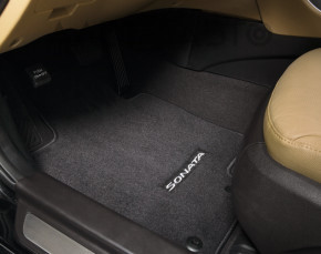 Комплект килимків салону Hyundai Sonata 11-15 ганчірка чорний