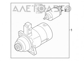 Стартер Audi A3 8V 17-20 2.0T