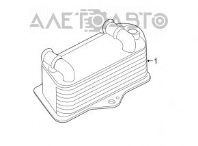 Масляный охладитель АКПП Audi A3 8V 15-20